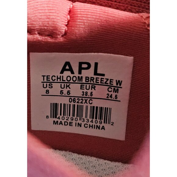 APL Women's Techloom Breeze Sneaker, Red, Size 8 - Picture 9 of 9